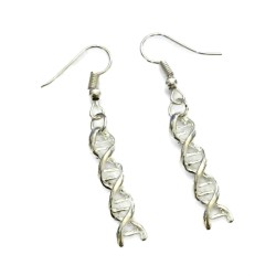 Örhängen DNA Spiral Helix Molekyl Biokemi Mini Rostfri Krok