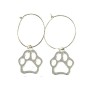 Earrings - Creoles - Paw