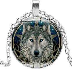 Halsband Varg Wolf Rovdjur Fenrisulv Predator Pagan 