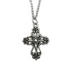 Halsband Kors Cross Symbol Rostfri Kedja Gothic 