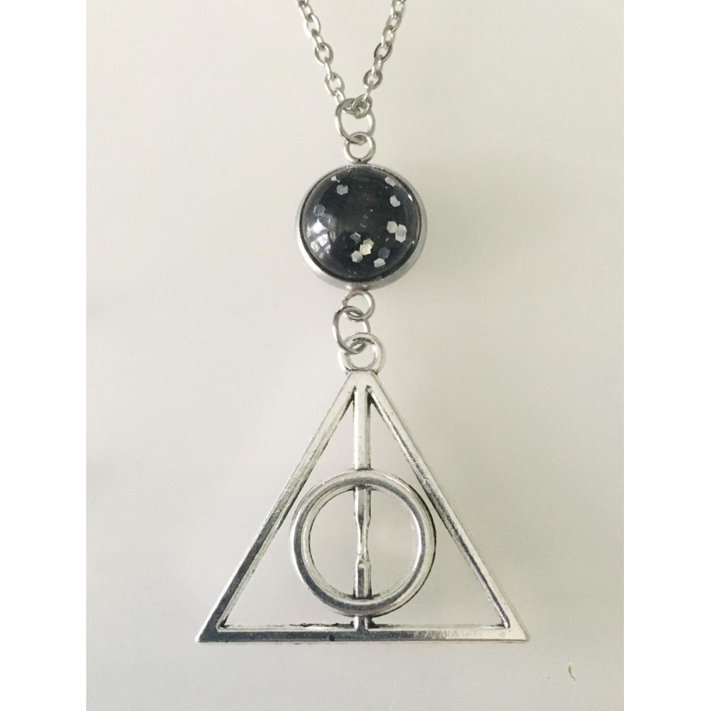 Halsband Dödsrelikerna Svart Harry Potter Hallows