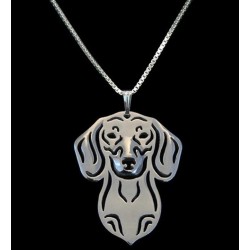 Halsband TAX Korthårig Hund Silverfärgad Djurälskare Dachshund