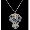 Halsband TAX Korthårig Hund Silverfärgad Djurälskare Dachshund