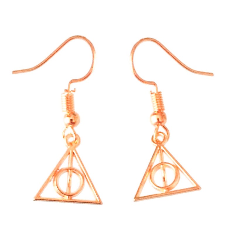 Örhängen Dödsrelikerna Roséguld Deathly Hallows Harry Potter