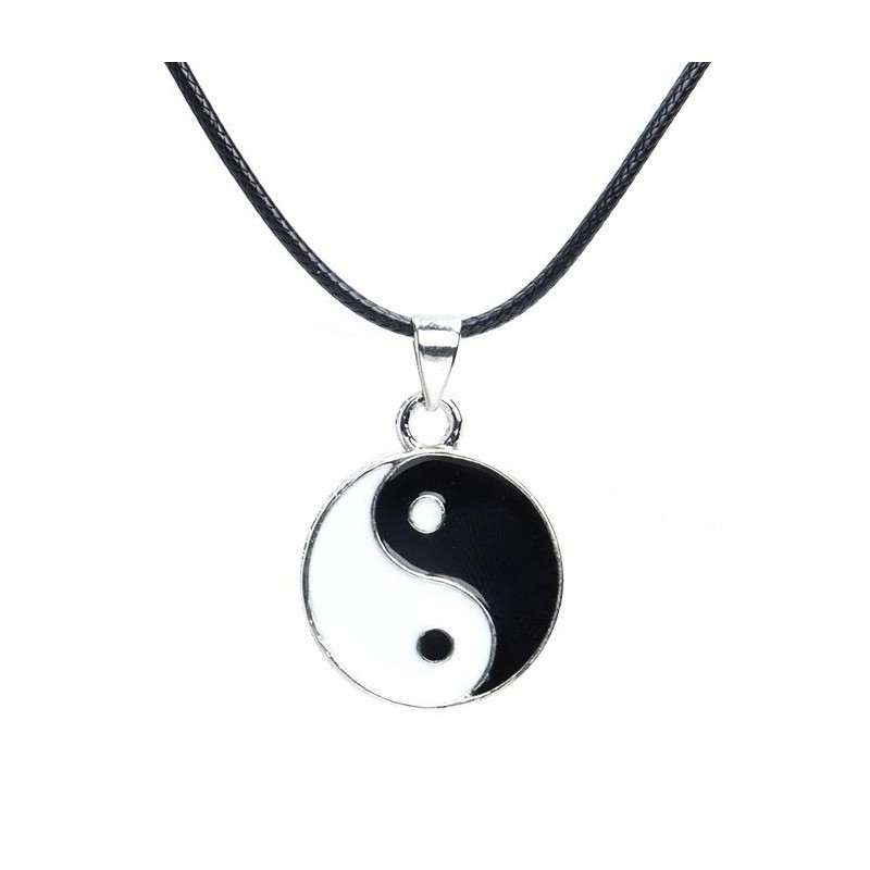 Halsband  Yin Yang Tai Chi Symbol Kraft Energi Rem
