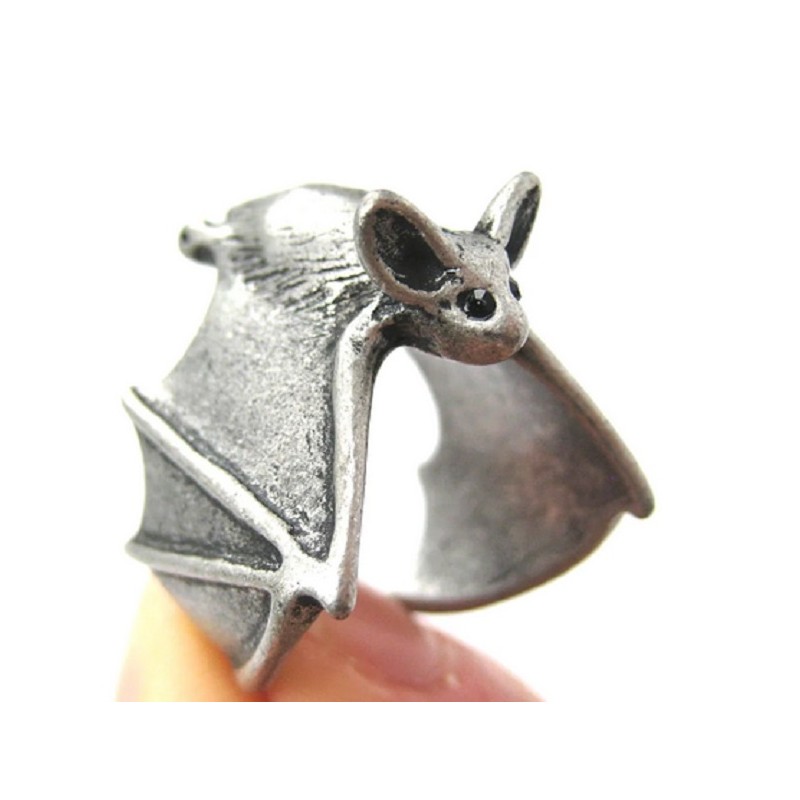 Ring Fladdermus Halloween Bat Animal Wrap Ring 17