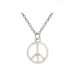 Halsband Peace Symbol Mini...