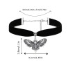 Choker Moth Halsband Mal Insekt Wicca Pagan Skull 