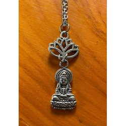 Halsband Buddha Lotusblomma Yoga Zen Buddhism