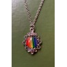 Halsband Pride Regnbågssmycke HBTQ Statement Regnbåge Halsband
