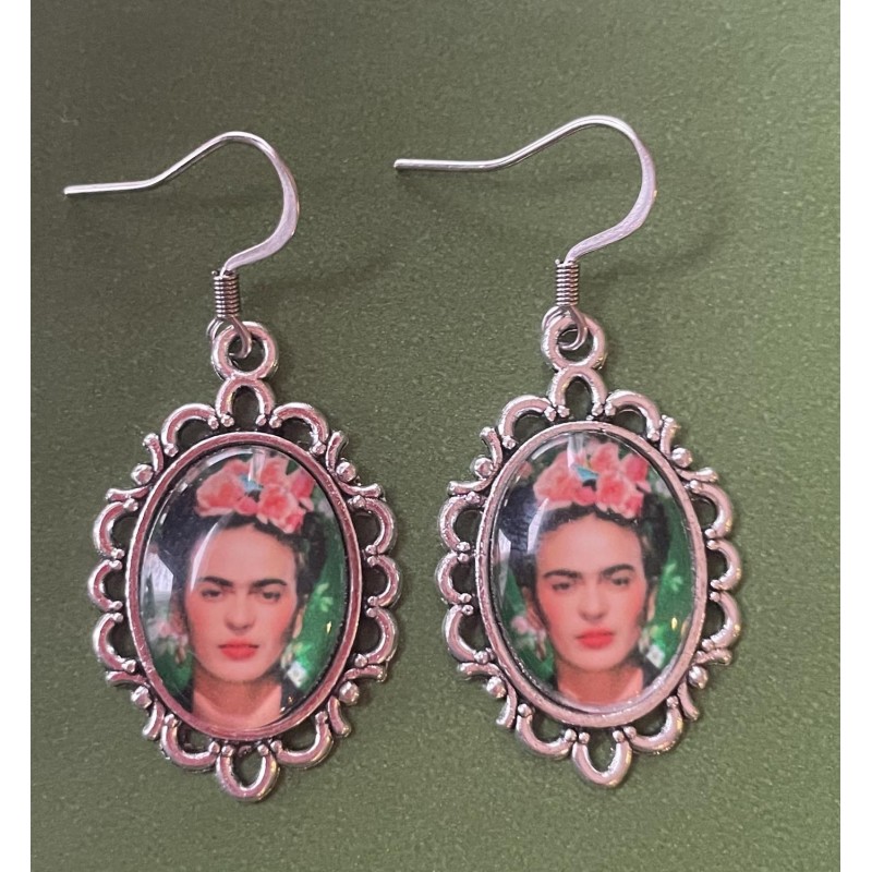 Örhängen Frida Kahlo Feminist Symbol Feminism Ikon