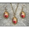 Halsband Livets träd Tree Of Life SymbolÖrhängen 3-delat Set Brons