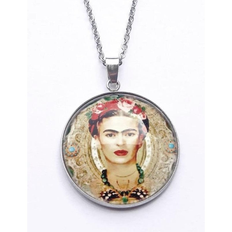 Halsband Frida Kahlo Feminist Feminism Ikon 