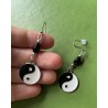 Örhängen Yin Yang Symbol Kraft Energi Rostfria krokar