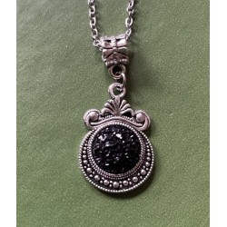 Halsband Svart Druz Goth...