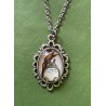 Halsband TOTORO Anime Figur Miyazaki Silver Rostfri kedja