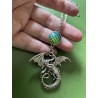 Halsband Drake Fjäll SilverDragon Scale Fantasy Rostfri Kedja