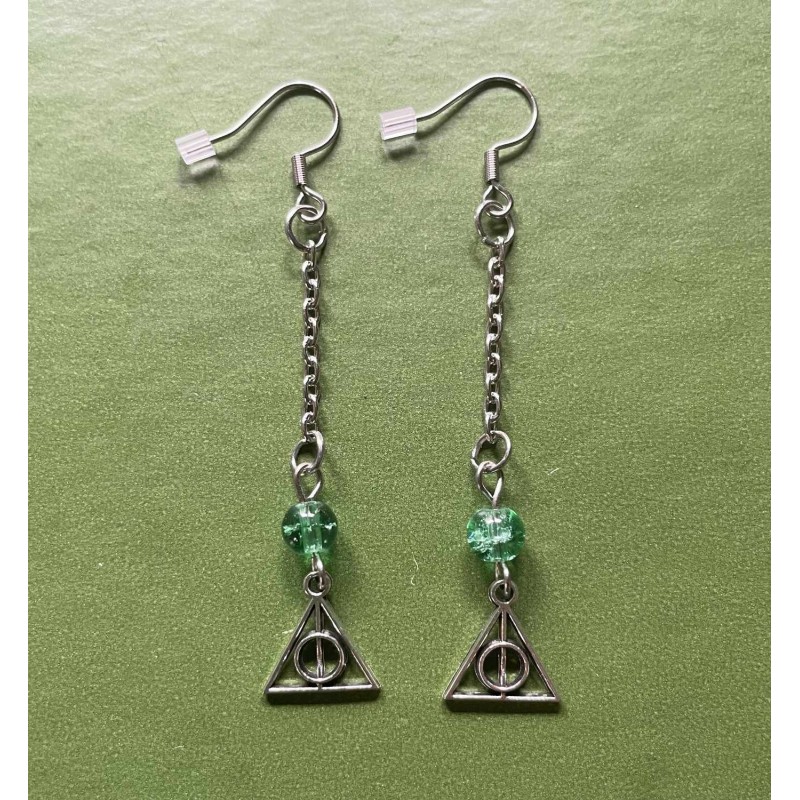 Örhängen Slytherin Deathly Hallows Hogwarts Harry Potter