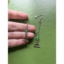 Örhängen Slytherin Deathly Hallows Hogwarts Harry Potter