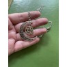 Halsband Pentagram Crescent Moon Wicca Pagan Rostfri Kedja