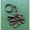 Nyckelring  Bläckfisk Octopus Kraken Cthulhu Antikbrons