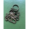 Nyckelring  Bläckfisk Octopus Kraken Cthulhu Antikbrons