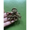 Nyckelring  Bläckfisk Octopus Kraken Cthulhu Antikbrons