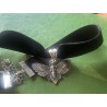 Choker Moth Halsband Mal Insekt Wicca Pagan Skull