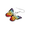 Örhängen Fjäril Regnbågsfärger Butterfly Oversize Rainbow