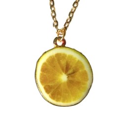 Halsband Citron Lemon Citrusfrukt Fruit