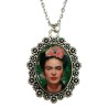 Halsband Frida Kahlo Feminist Ikon Feminism Symbol Rostfri Kedja