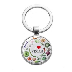 Nyckelring Vegan Statement Veganism I 3 Vegan Symbol