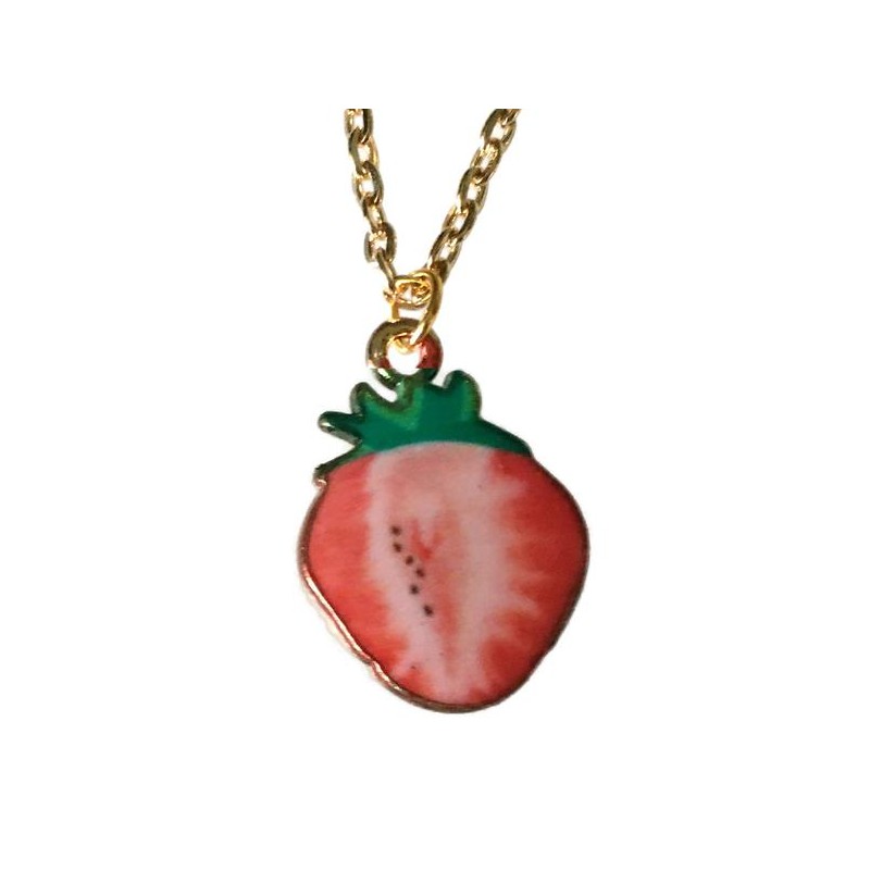 Halsband Jordgubbe Strawberries Bär Frukt Fruit