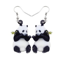 Örhängen Panda Björn Bambu...