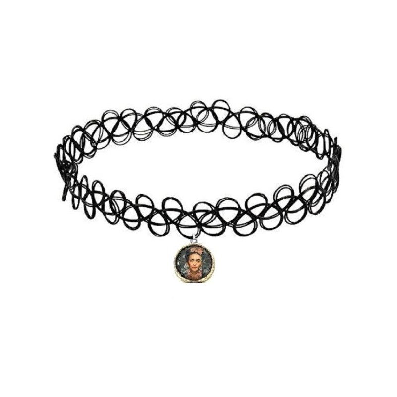 Choker Frida Kahlo Tattoo Halsband Feminist Symbol Statement