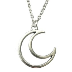 Halsband Måne Crescent Moon Pagan Wicca Halvmåne