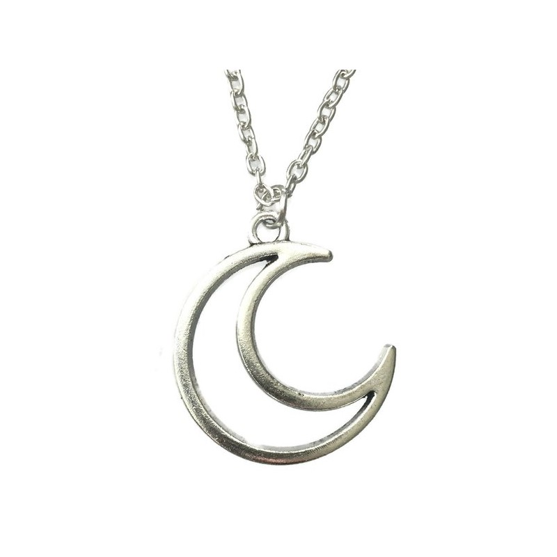 Halsband Måne Crescent Moon Pagan Wicca Halvmåne