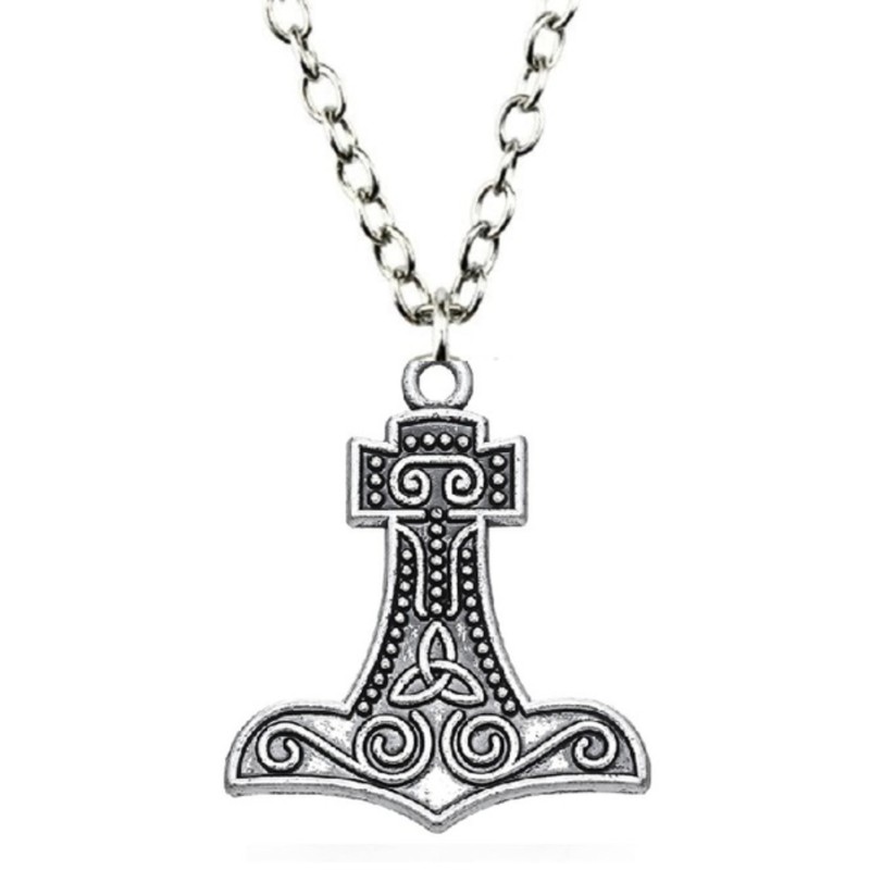 Halsband Tors Hammare Thor Mjölner Symbol Nordisk mytologi