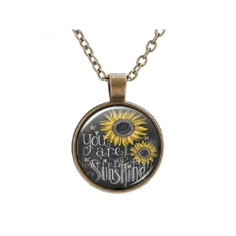 Halsband You Are My Sunshine Kompis Partner Solros